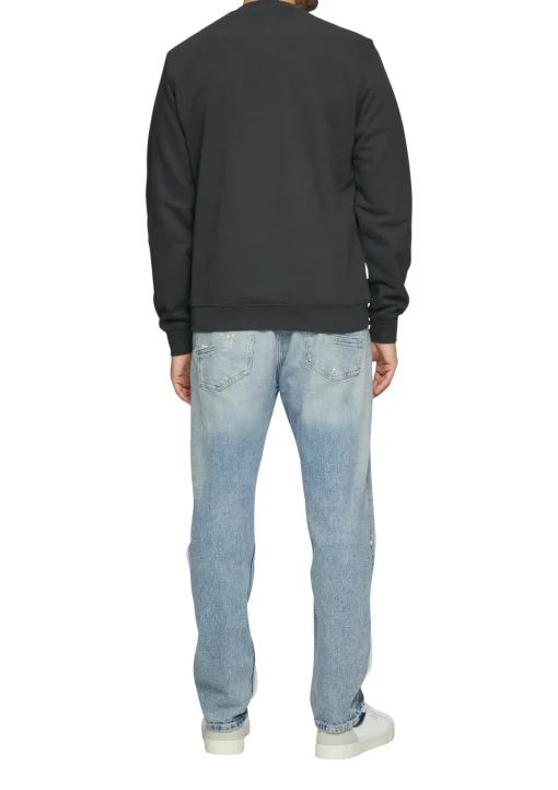 Herren s.Oliver Sweatshirt aus Baumwollmix mit Logo-Detail
