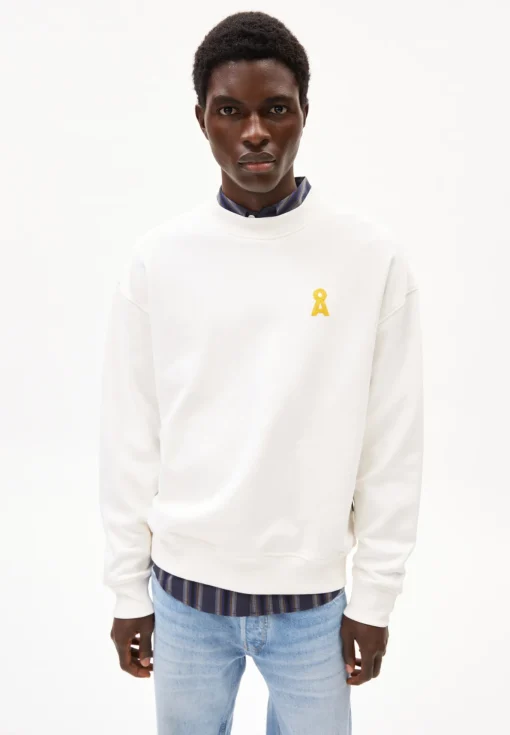 Herren armedangels Sweatshirt aus Bio-Baumwolle EMAAL CREWNECK ICONIC Å