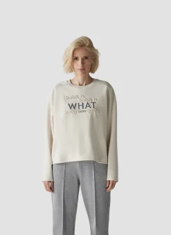 Damen Lecomte Sweatshirt 3D-Schriftzug