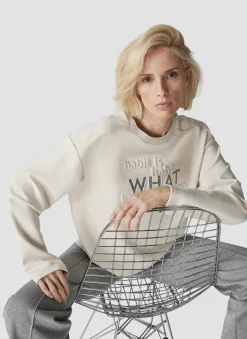 Damen Lecomte Sweatshirt 3D-Schriftzug