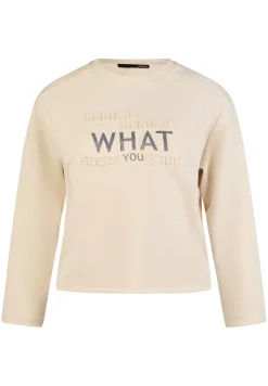 Damen Lecomte Sweatshirt 3D-Schriftzug