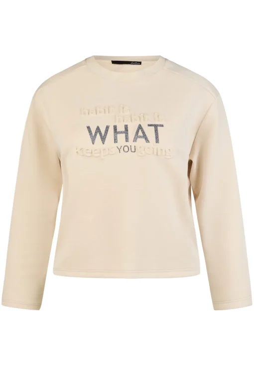 Damen Lecomte Sweatshirt 3D-Schriftzug