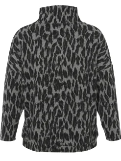 Damen Via Appia Due Sweatshirt im Animal-Print