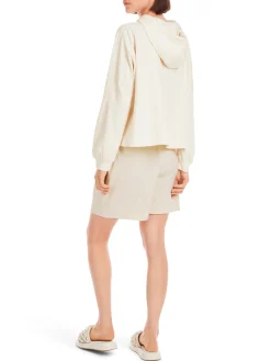 Damen Marc Cain Sweatshirt im 3D-Hibiskus-Print
