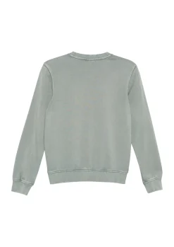 Kinder s.Oliver Sweatshirt im Used-Look mit Fotoprint