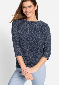 Damen Olsen Sweatshirt in melierter Optik