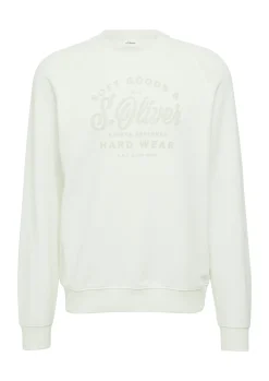 Herren s.Oliver Sweatshirt mit Crew Neck und Raglanärmeln