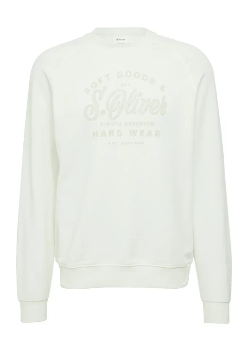 Herren s.Oliver Sweatshirt mit Crew Neck und Raglanärmeln