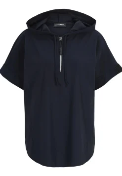 Damen Doris Streich Sweatshirt mit Kapuze und dekorativem Reißverschlussanhänger