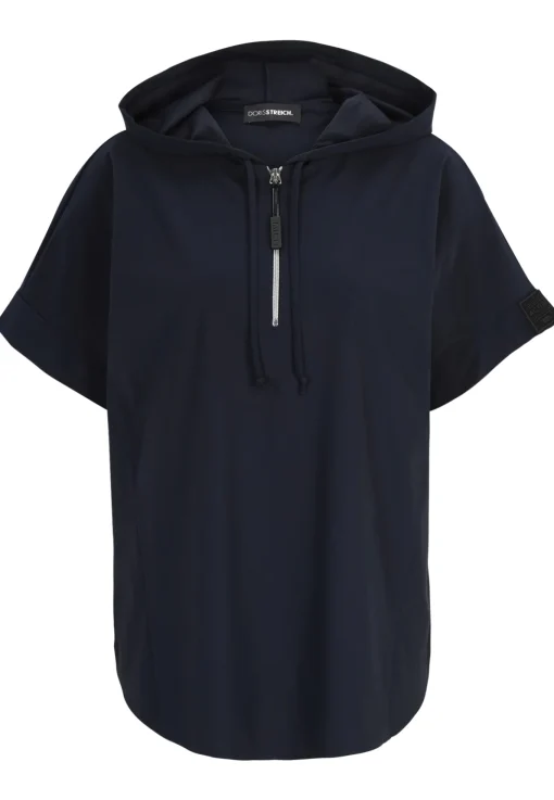 Damen Doris Streich Sweatshirt mit Kapuze und dekorativem Reißverschlussanhänger
