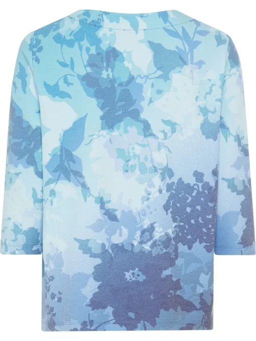Damen Olsen Sweatshirt mit Panneaux-Print