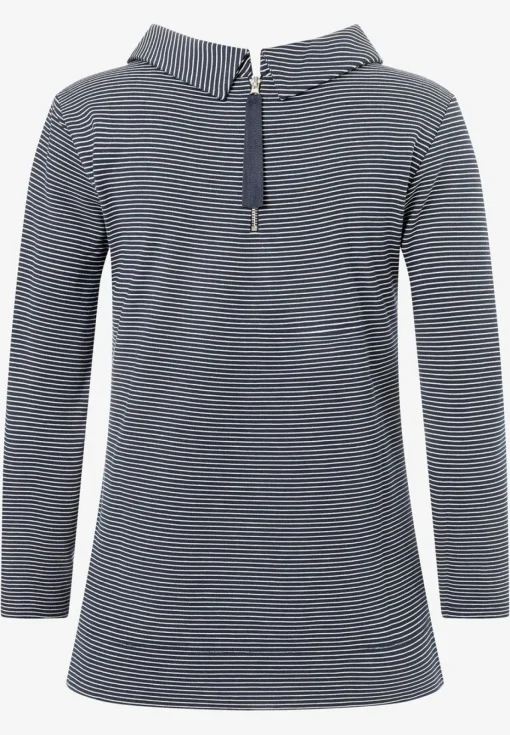 Damen More & More Sweatshirt mit Ringelstreifen