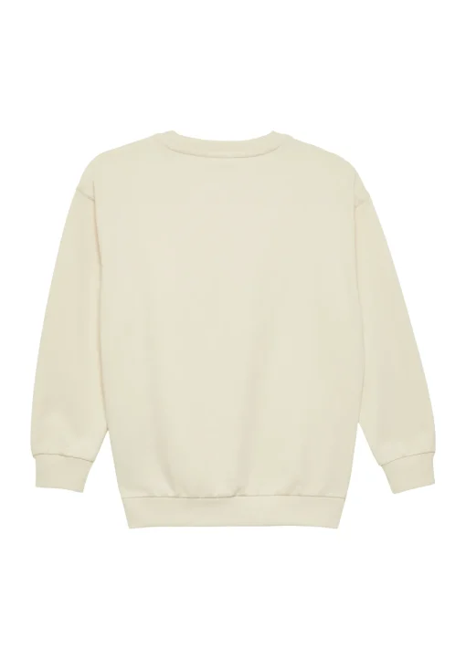 Kinder s.Oliver Sweatshirt mit Rippbündchen und Logo-Patch