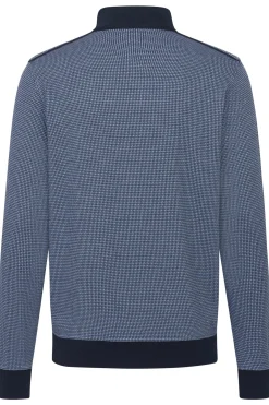 Herren Bugatti Sweatshirt mit Stehkragen