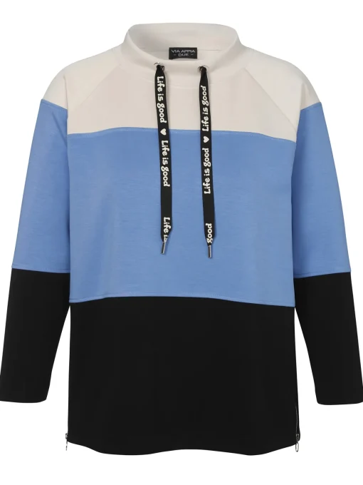 Damen Via Appia Due Sweatshirt mit Stehkragen