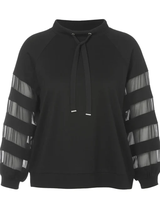 Damen Via Appia Due Sweatshirt Stehkragen