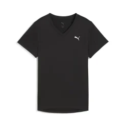 Damen Puma TAD ESSENTIALS T-Shirt mit V-Ausschnitt Damen