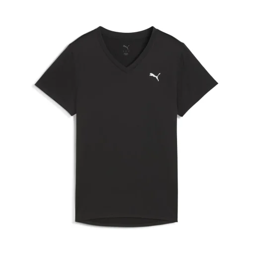 Damen Puma TAD ESSENTIALS T-Shirt mit V-Ausschnitt Damen