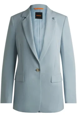 Damen Boss Orange Taillierter Blazer aus Stretch-Gewebe