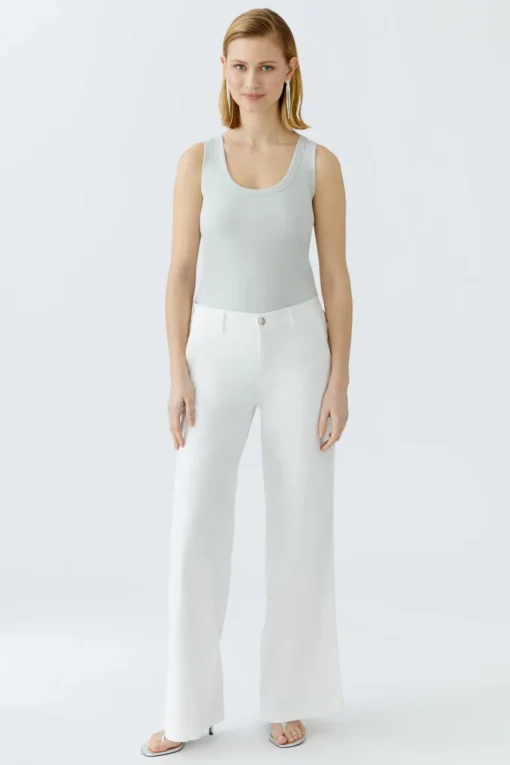 Damen Oui Tank Top mit Glanzgarn