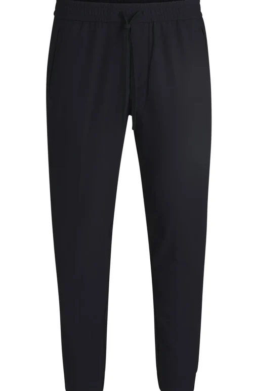 Herren Boss Green Tapered-Fit Hose aus wasserabweisendem Stretch-Gewebe