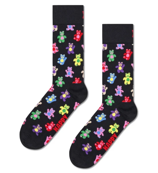 Damen Happy Socks Teddy Bear Sock
