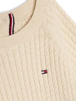 Kinder Tommy Hilfiger 3-teiliges Zopfstrick-Set in Geschenkbox