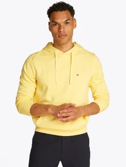 Herren Tommy Hilfiger Terry-Hoodie mit aufgestickter Flag
