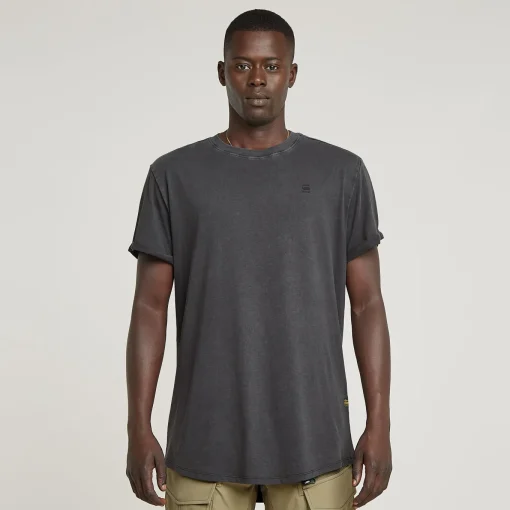 Herren G-Star Text Back Overdyed T-Shirt