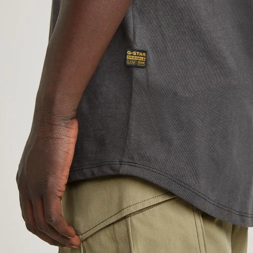 Herren G-Star Text Back Overdyed T-Shirt
