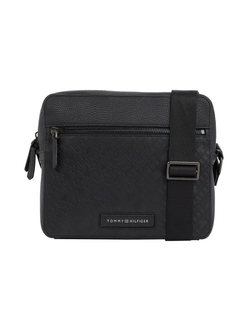 Herren Tommy Hilfiger TH Monogramm Mini Messenger Tasche