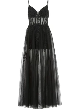 Damen Hey Kyla Tüllkleid mit kurzer Jerseyhose