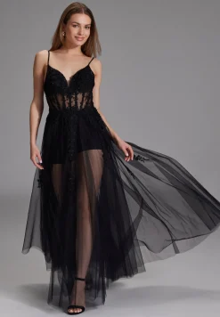 Damen Hey Kyla Tüllkleid mit kurzer Jerseyhose