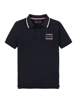 Kinder Tommy Hilfiger Tommy Flag Poloshirt
