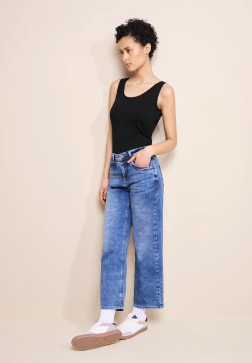 Damen Street One Top in Unifarbe
