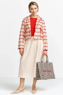 Damen Rich & Royal Tote Bag Mit Leo-Print