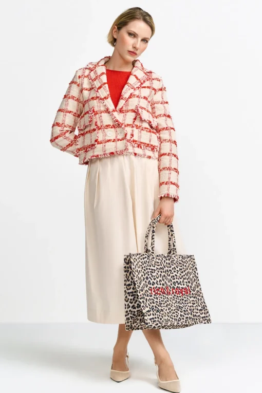 Damen Rich & Royal Tote Bag Mit Leo-Print