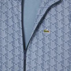 Herren Lacoste Track-Jacke Paris aus Jacquard mit Reißverschluss