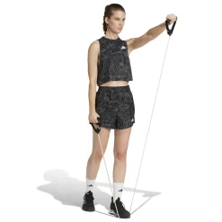 Damen Adidas Train Essentials Allover Print Workout Shorts