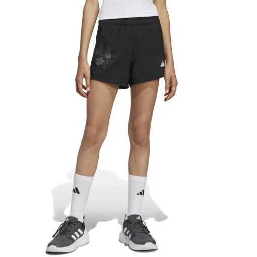 Kinder Adidas Train Essentials Flower-Print Kids Shorts