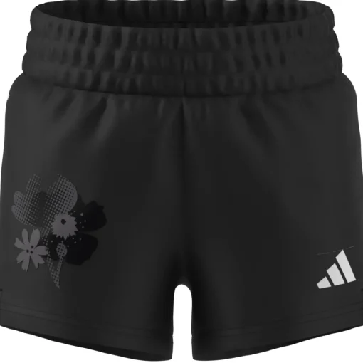 Kinder Adidas Train Essentials Flower-Print Kids Shorts