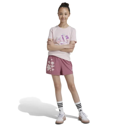 Kinder Adidas Train Essentials Seasonal Print Kids Shorts