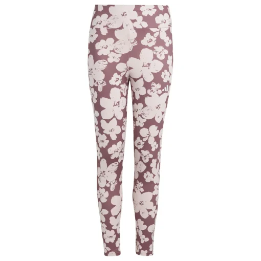 Kinder Adidas Train Essentials Seasonal Printed High Waisted Kids 7/8-Leggings