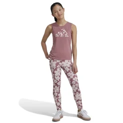 Kinder Adidas Train Essentials Seasonal Printed High Waisted Kids 7/8-Leggings