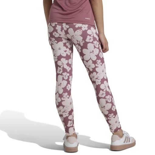 Kinder Adidas Train Essentials Seasonal Printed High Waisted Kids 7/8-Leggings