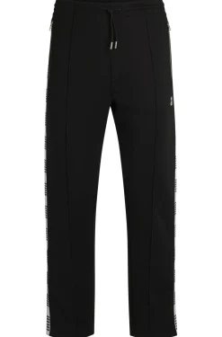 Herren Hugo Red Trainingshose aus einer Baumwollmischung mit Karoband