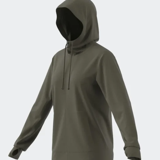 Damen Adidas Trainingsjacke mit Kapuze