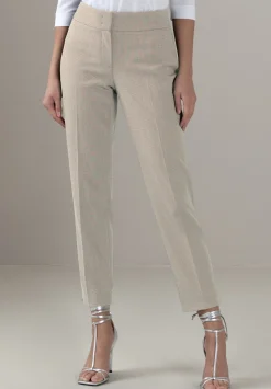 Damen Bianca Trendige Stretch-Hose mit breitem Formbund
