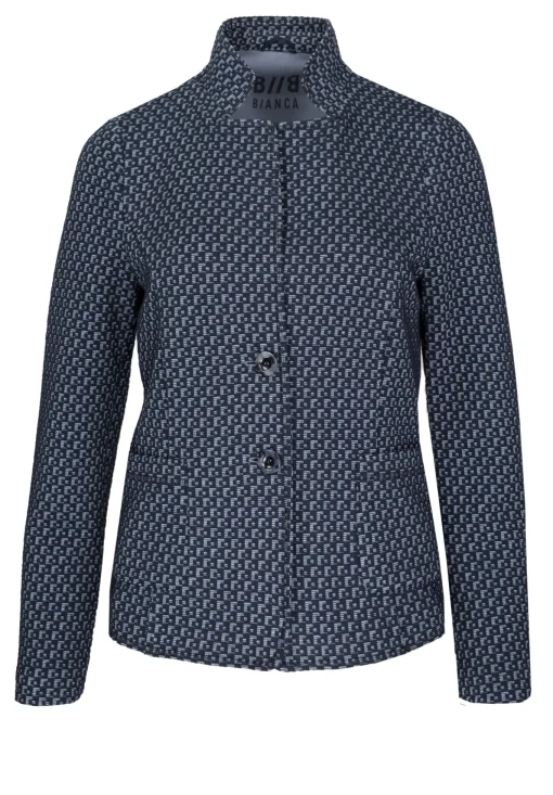Damen Bianca Trendiger Jerseyblazer mit 2-Knopf-Verschluß
