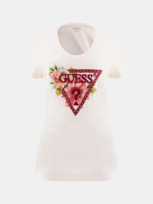 Damen GUESS Triangle T-Shirt